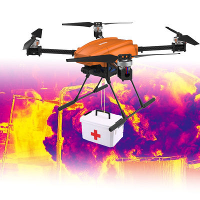 Máy bay không người lái công nghiệp với thị giác nhiệt và đêm 2.7K 30FPS máy bay trực thăng không người lái camera kép