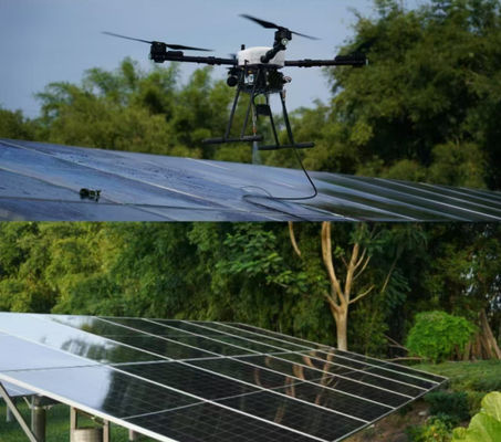 Giá tốt ZAi-MX15 Phanele mặt trời Máy bay không người lái làm sạch điện áp cao cho các giải pháp làm sạch cửa sổ tường tòa nhà cao trực tuyến